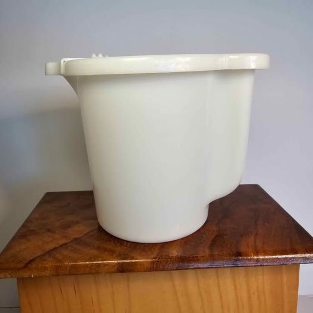 Tupperware Vintage White Pitcher Creamer Container